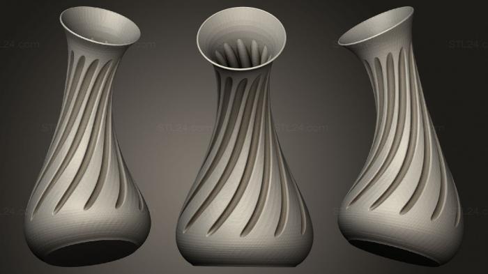 Vases (Vase 5, VZ_1240) 3D models for cnc